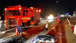 Mulher morre atropelada próximo ao Trevo da Bandeira