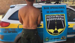 Foragido da Justiça é preso pelo BPMrv na Fronteira