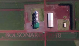 Bolsonaro visita fazenda que o homenageou em Maracaju
