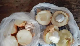 Mulher é presa com cebolas recheadas de cocaína e maconha