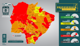 Governo atualiza classificação de risco dos municípios de MS