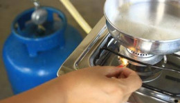 Pesquisa do preço do gás de cozinha  