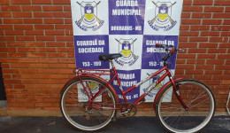 Guarda Municipal recupera bicicleta furtada