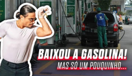 Finalmente Taís foi ouvida e preço da gasolina cai, mas só um pouquinho