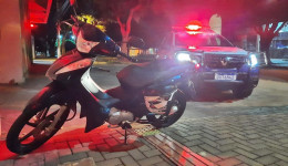Moto furtada é recuperada pela GMD