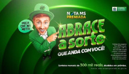 Nota MS Premiada de junho tem sorteio nesta quarta-feira