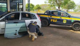 Homem é preso pela PRF com 12 kg de pasta base de cocaína 