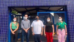 Semed visita instituições para verificar cumprimento do protocolo de volta às aulas