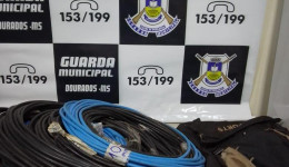 GMD apreende fio furtados