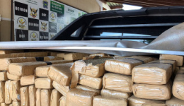 Maconha apreendida pelo DOF pesou 1.050 tonelada