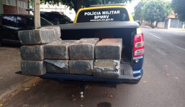 Casal é preso com mais de 150 quilos de maconha na MS-395