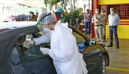 Estado reabrirá drive-thru de testes Covid-19 em Dourados