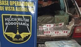 PMR apreende mercadorias contrabandeadas na MS-164