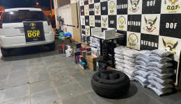 DOF apreende R$ 400 mil em produtos contrabandeados na BR-267