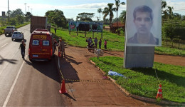 Colisão com carreta mata motociclista de 44 anos em Dourados