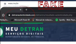 Golpistas criam site fake do Detran cobram até taxas