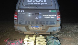 Homem é preso com tabletes de maconha avaliados em R$ 50 mil