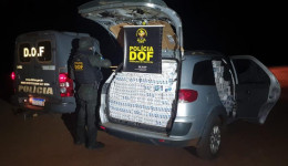 Jovem é preso com quase 1,5 mil pacotes de cigarros na MS-164