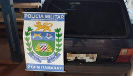 PM apreende veículo com contrabando em Nova Itamarati