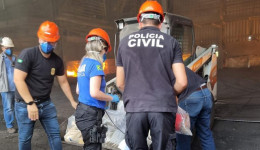Polícia Civil incinera 490 quilos de entorpecentes em Corumbá