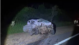 Casal morre em acidente envolvendo 4 veículos na MS-382