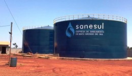 Sanesul constrói reservatórios com capacidade de 3 milhões de litros de água tratada