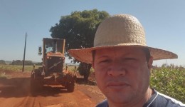 Olavo Sul acompanha serviços na zona rural