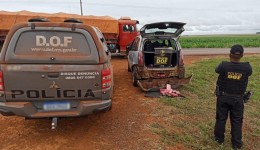  Veículo que seguia para Amambai com pasta base de cocaína foi apreendido pelo DOF durante a Operação Hórus