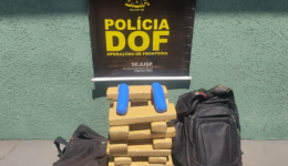 Adolescente que seguia com drogas para São Paulo foi apreendido pelo DOF 