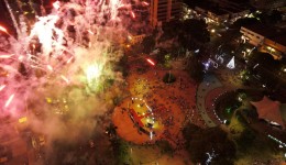Orquestra, show de fogos e banda da GMD marcam aniversário de Dourados