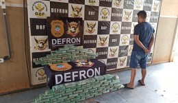 Professor é preso por policiais da Defron com 105 kg de cocaína