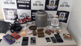 Irmãos são presos pela GM por envolvimento com tráfico de drogas