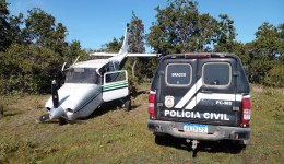 Dracco apreende avião boliviano usado pelo narcotráfico no Pantanal