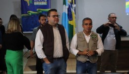 Prefeito Alan recebe Ministro da Cidadania, Ronaldo Bento, para entregas do Governo Federal