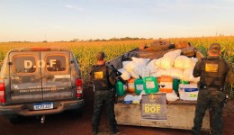 Polícia apreende carga de defensivo agrícola contrabandeado avaliado em quase R$ 4 milhões