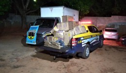 Caminhão estraga e polícia apreende 399,5 quilos de maconha em posto de combustível
