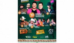 Show de Bruno&Marrone abre hoje a 38ª Festa do Peão de Boiadeiro