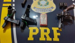 Morador em Dourados é preso pela PRF com armas e munições na BR-463