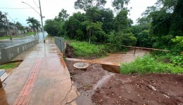 Prefeitura de Dourados notifica Sanesul por erosão às margens da ponte da Hayel