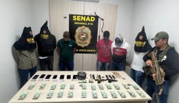 Brasileiro e paraguaios são presos com armas e munições na fronteira