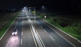 Iluminação de LED em rodovia de Dourados gera economia de R$ 633 mil aos cofres públicos