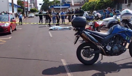 Tragédia no Centro: Homem perde a vida em acidente envolvendo motociclista