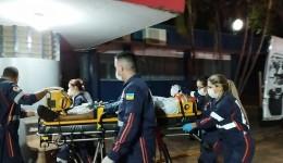 Jovem fica em estado gravíssimo após acidente de moto no Jardim Água Boa