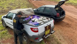 'Batedor' de estrada é preso com mais de 845 quilos de drogas na fronteira