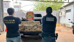Homem é preso pela PF com aproximadamente 100 quilos de cocaína na fronteira