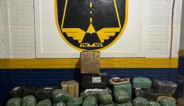 Polícia Rodoviária prende homem com mais de 300 quilos de maconha