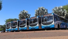 Prefeitura entrega cinco novos ônibus para o transporte público de Dourados