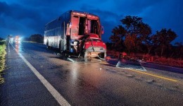 Quatro pessoas morrem em colisão frontal com ônibus entre Bataguassu e Santa Rita do Pardo