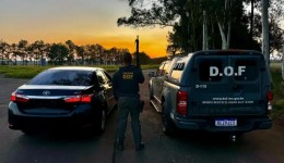Veículo com registro criminal em Contagem (MG) é recuperado pelo DOF na região de Ponta Porã